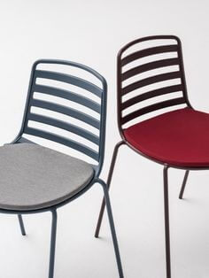 Accessori: Coixí per cadira Street de Enea DesignSilla Enea Design Street amb coixí extraïble